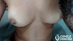 young girl enjoys new toys in live show