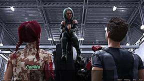 Stranded in Space 19! Checking Out the Cute Robot Girl, Wow!