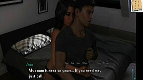 Waking up with a topless brunette, huh?