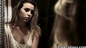 Young Blonde Babe Pussyfucks Guy After Shower - Can You Handle Her?