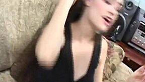 young babe gets fucked and gives blowjob