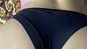 Girlfriend Rides Monster Cock in Doggy and Cowgirl, Cum on Ass!