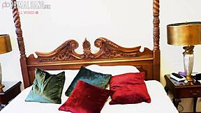 Booty Popping Amy Latina Strips in Lingerie for Wild Tease