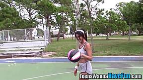 Real Teen Lesbians Engage In Intense Threeway Action At Party