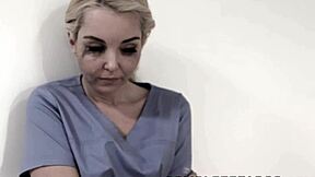 Blonde Slutty Teenager with Small Tits Gets Extreme Action