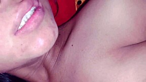 she's losing control with intense orgasms, cute Indian babe in close-up.