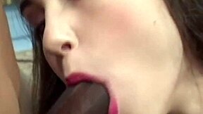 young babe gets fucked and gives blowjob