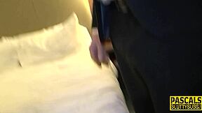 throated sub teen gets her pussy pounded with toys.