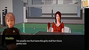 my new family episode with small tits teen in 3d hentai.