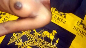 petite babe gets stroked by big black cock until she creams