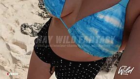 Viral Pinay Showing Big Bouncing Boobs at the Beach. She Owned the Shoreline That Day!