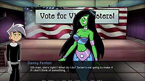 I love this Danny Phantom cosplay handjob in Amity Park