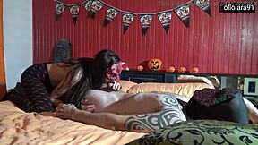 Trick or treat, but don't tell dad about our halloween fun