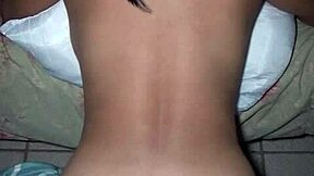 Skinny brunette with small waist gets fucked hard by amateurs in detailed action.