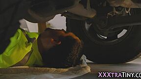 i jizzed on petite teen tits with monster cock.