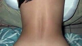 Skinny brunette with small waist gets fucked hard by amateurs in detailed action.