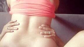 I finally burst my teen neighbor's ass in amateur anal sex video.