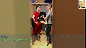 Hey, a wife and stepmother play an erotic game at home.