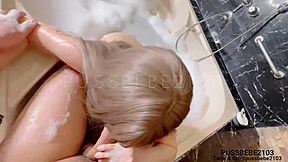 pinay babe gets tight pussy creampied in hot jacuzzi session