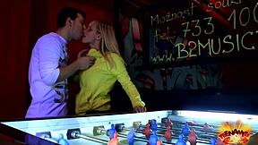 agata teen gets wild anal pounding in public video game room on teenamite2011