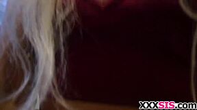 Blonde Elizabeth Jolie Feels Intense Passion With Stepbro