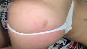 i fuck my latina neighbor doggy, her huge ass shaking in white thong