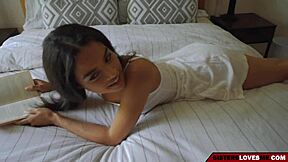 Stepsister, I’m desperate for your tight Latina pussy now