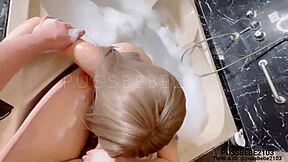 pinay babe gets tight pussy creampied in hot jacuzzi session