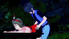 Misty, Kasumi, and May get wild in Pokémon hentai