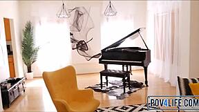 tiny teen lucie cline gets fucked pov with oral and orgasm on big cock