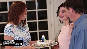 horny stepdaughter jessica rex fucks stepdaddy on her 18th birthday