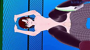 Mari illustrious makinami and ritsuko akagi have intense sex in neon genesis evangelion hentai