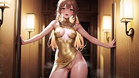 Nightclub hostesses masturbate pussy in uncensored hentai