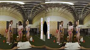 I am a personal trainer surprised by aiden ashley jazmin luv and lily larimar in naughty america