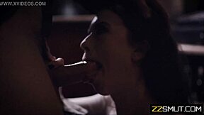 Teen Waitress Seduced Married Boss with Hard Fucking!