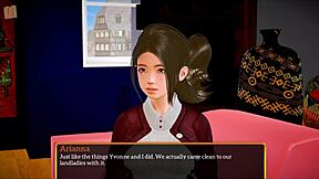 Family game turns erotic with big tits