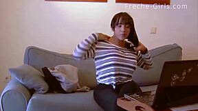 Riesen yoghurt f�r mini girly die in endlose positionen tiefgepfundet wird & sex mag