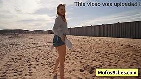 Natural Busty Blonde Hottie Sahara Skye Gives Charles Dera Wet Blowjob In Car Near Beach