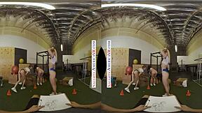 I am a personal trainer surprised by aiden ashley jazmin luv and lily larimar in naughty america