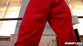 Nympho Taylor Sands works out her body at the gym