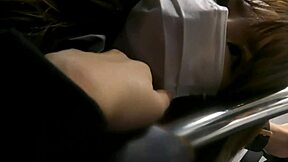 hey, check this japanese teen’s wild creampie moment!