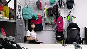 Hammering Latina Hottie In Office