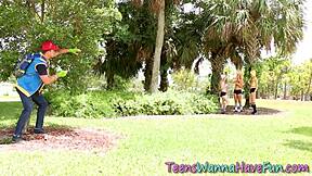 Pokemon Teens in Costumes Suck Big Cock and Take Facial at Wild Party.