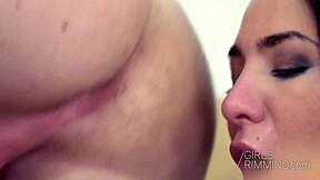 Victoria Pure and Kandy Kors in Threesome with Ass Licking