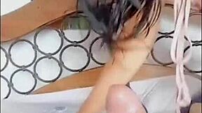 in this story, a milf and a latino engage in hard and delicious sex