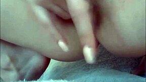 amazing close up of a perfect wet teen pussy squirting