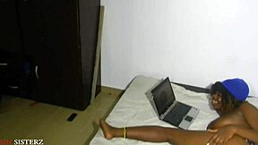 Waiting for My Man While Sucking Big Black Cock