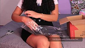 Petite Latina Tests Funejoy Toys with Wild Squirting Orgasm in Spanish Vid