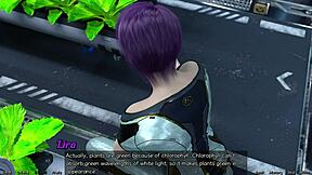 stranded in space 24, i meet a shy emo girl with big tits in anime style