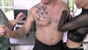 rasta ebony says, 'let's share this big dick with my girlfriend'